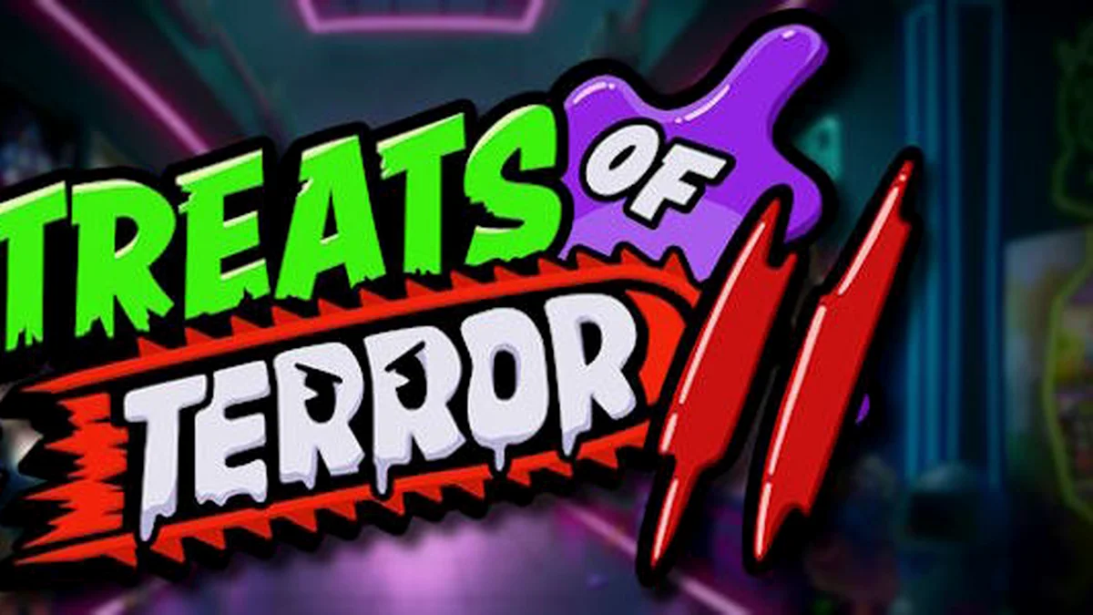 Treats of Terror II slot game logo at mga karakter na pagkain